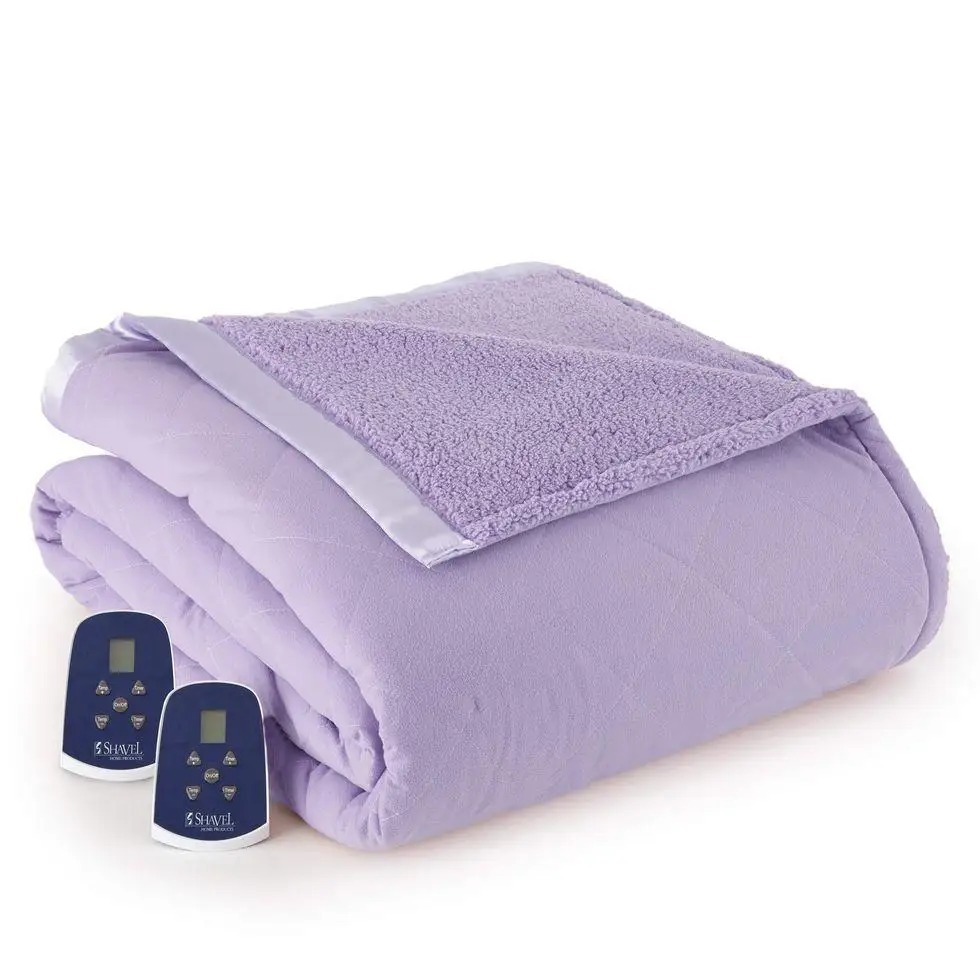 Heated electric throw blanket 6 heat setting winter Electric Warming Blanket Bed Warmer CE GS SAA Winter Christmas Space Baby