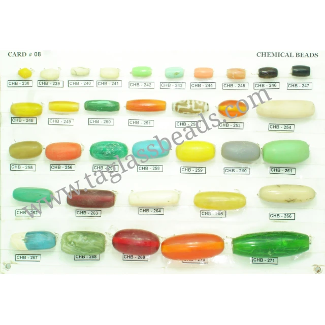Colorful Crystal Lampwork & Glass Beads from India Resin Beads for Jewelry & Handicrafts Making chevron beads bone beads