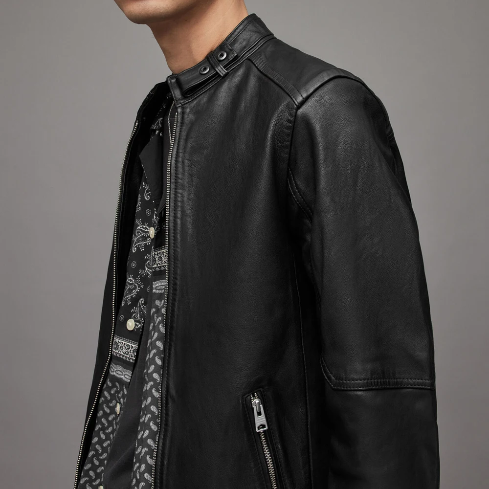 2023 Pakistan Man leather jacket cheap winter leather jacket for men/100% Real Leather jacket