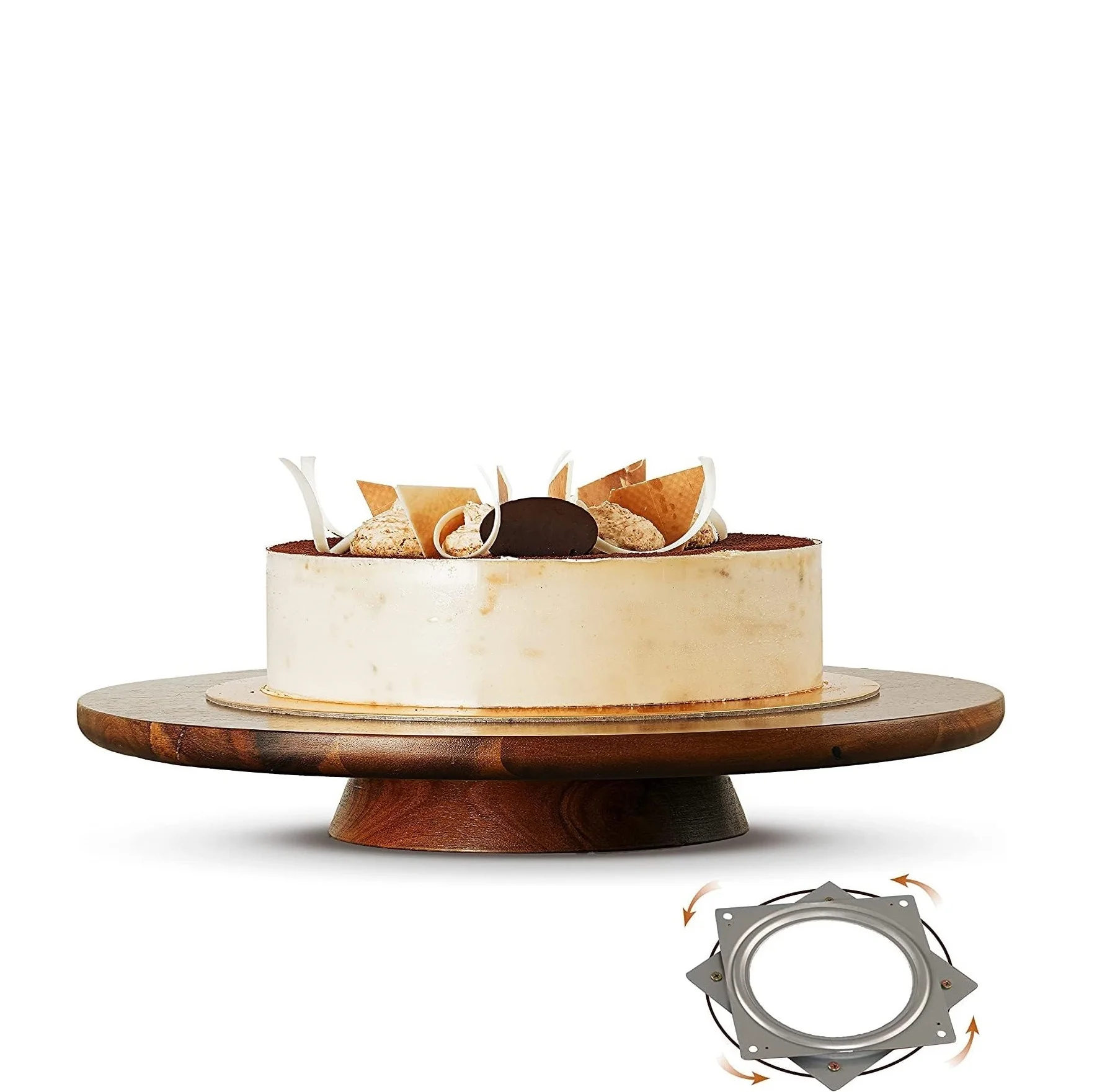 Acacia Wood Cake Stand for perfect decoration Accents for Farmhouse Decor Perfect for Wedding and Event Dessert  perfect