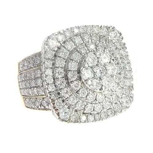 Hip Hop Iced out 925 Sterling Silver VVS Moissanite Diamonds Ring Fine Jewelry Unique Designs Men Anniversary Wedding Party Wear