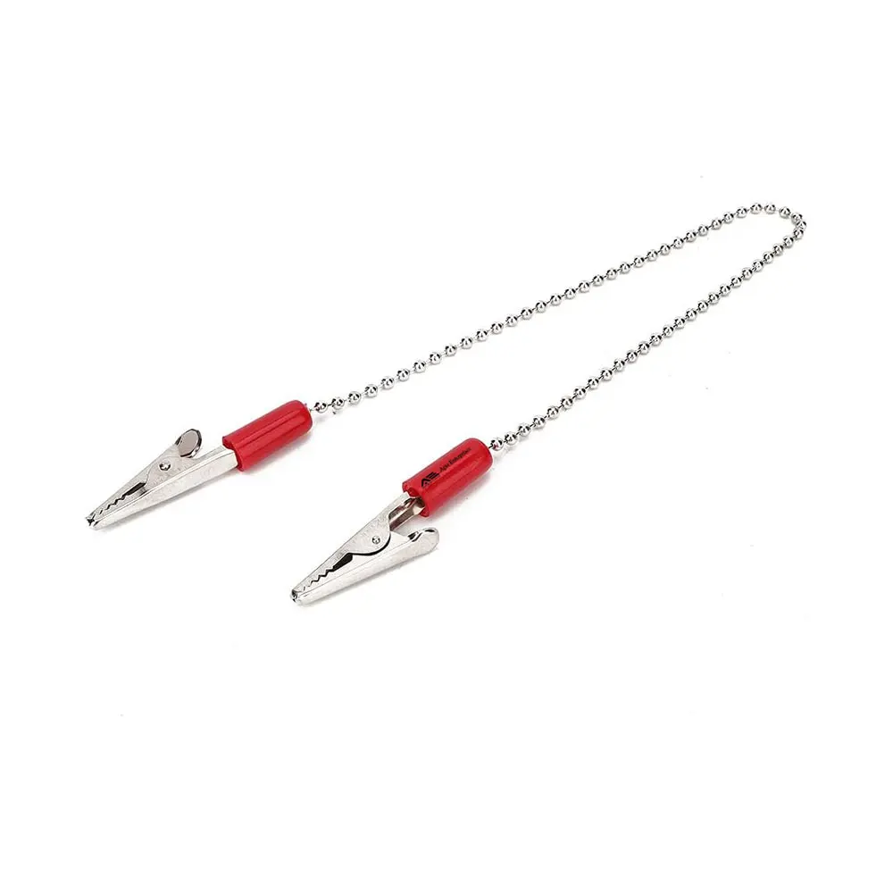Bib Chain Napkin Holder Polish Flexible Steel Wire Alligator Clip Flexible Autoclave Dental Instruments Tool Dentistry