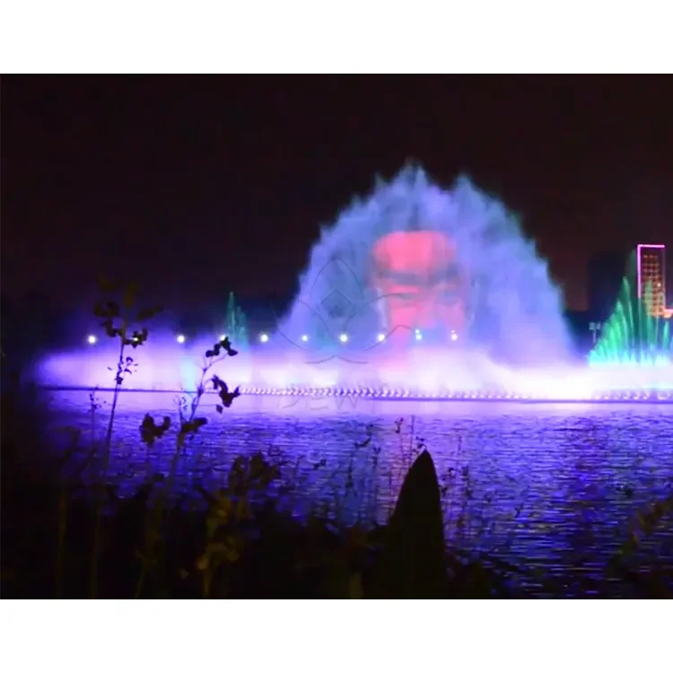 Low price free design Colorful Digital Printer Outdoor Water Screen Movie 3D Water Curtain Projection Water curtain fountain
