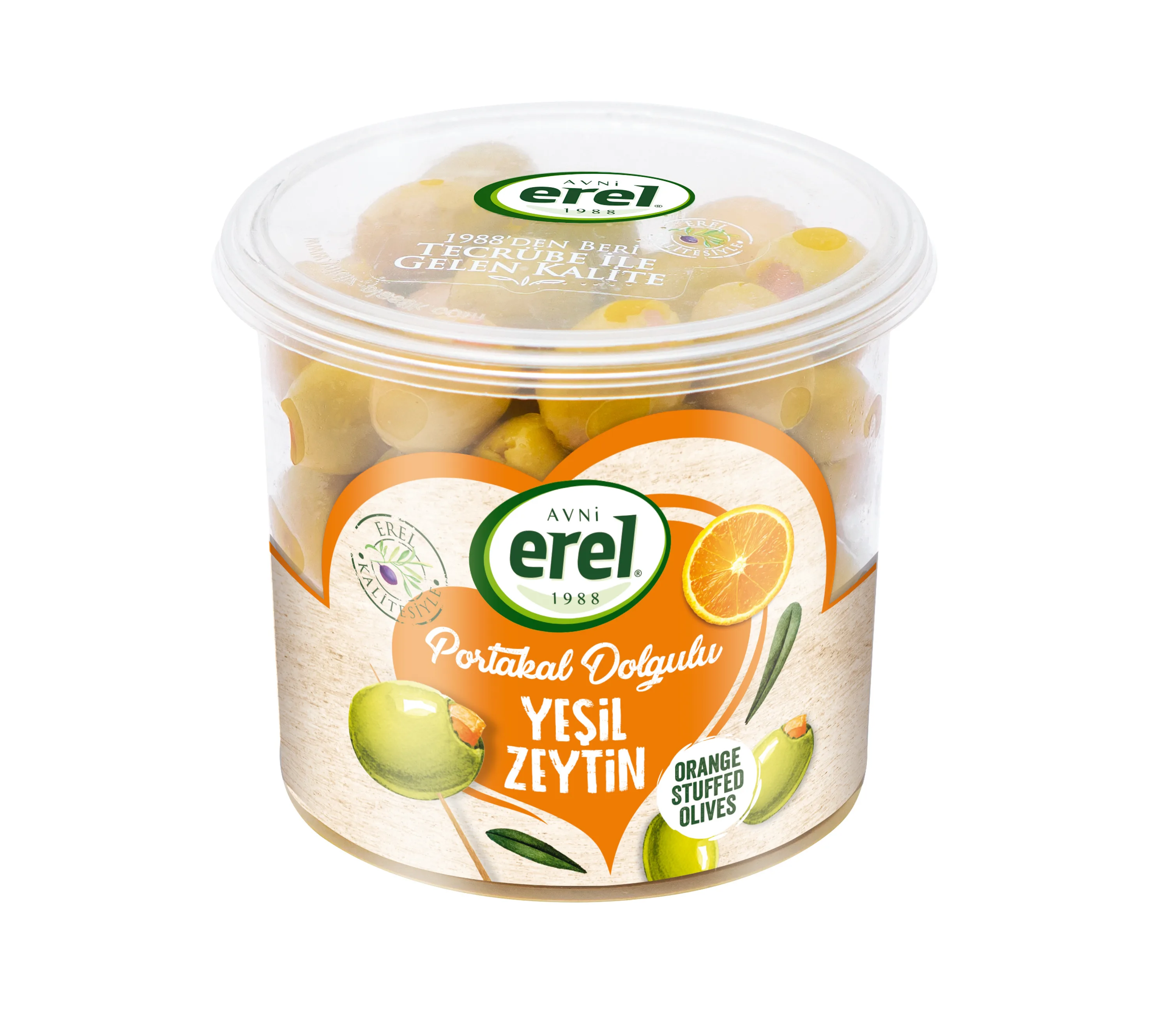 Garlic Stuffed Green Olives Wholesale Fresh/Soft 400gr  Premium Quality and Best Price Made in Turkey