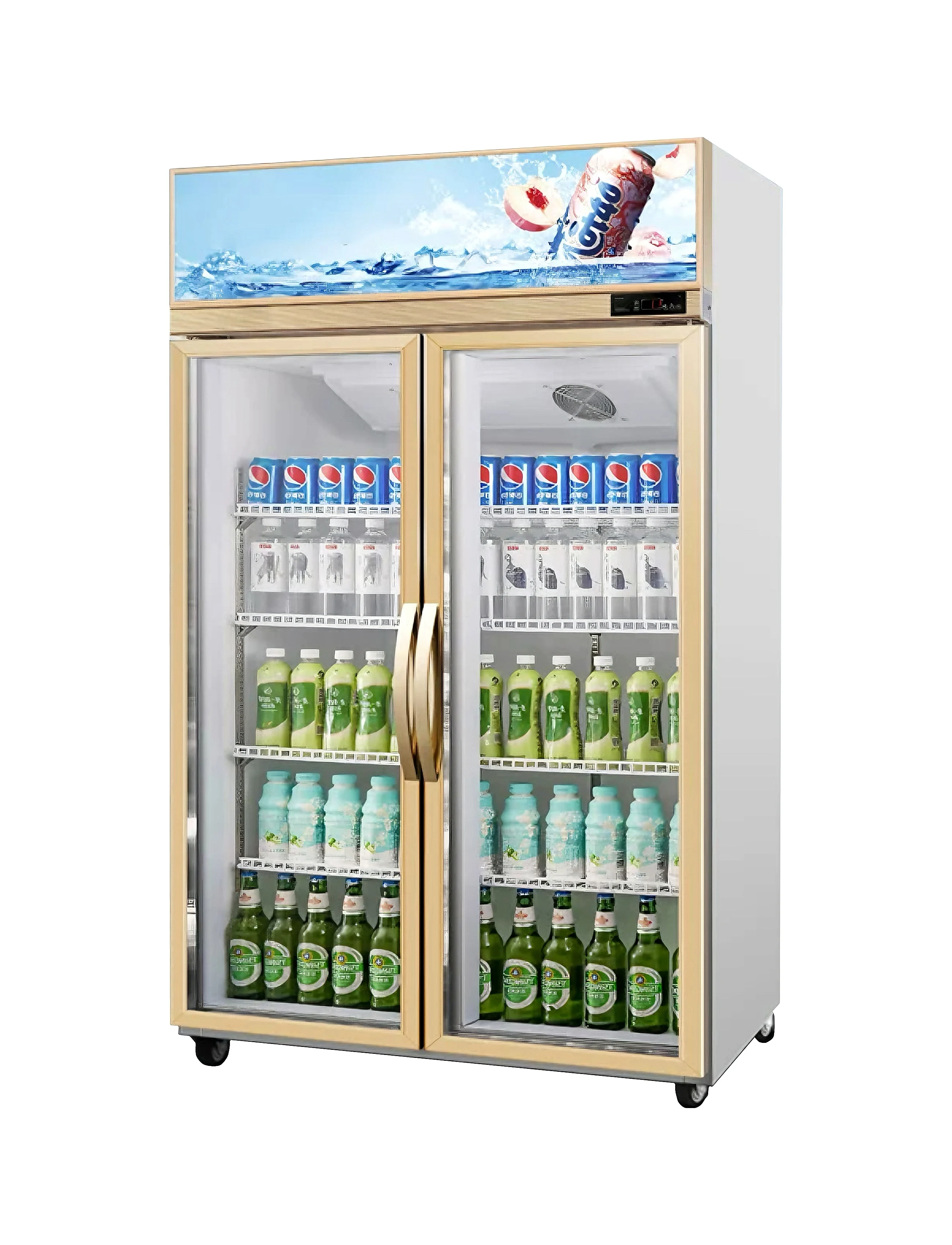Frigidaire холодильник с двумя дверями Frezzer коммерческий морозильник 2 холодильника охладитель воздушным охлаждением