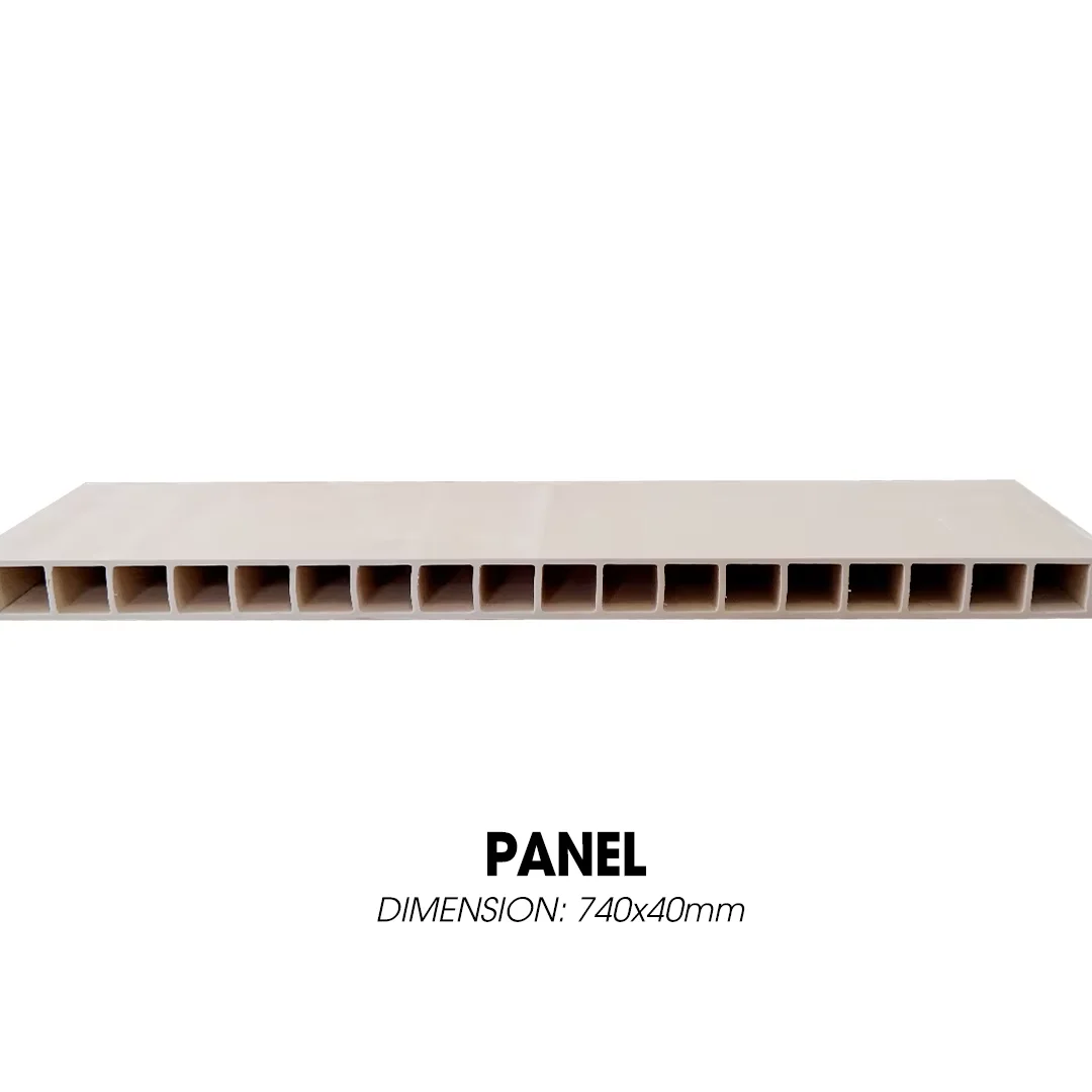 Modern Design WPC Door Panel for Interior Use 740 836 840 930mm Thickness 4mm PVC Wood PVC Composite Material Manual Opening