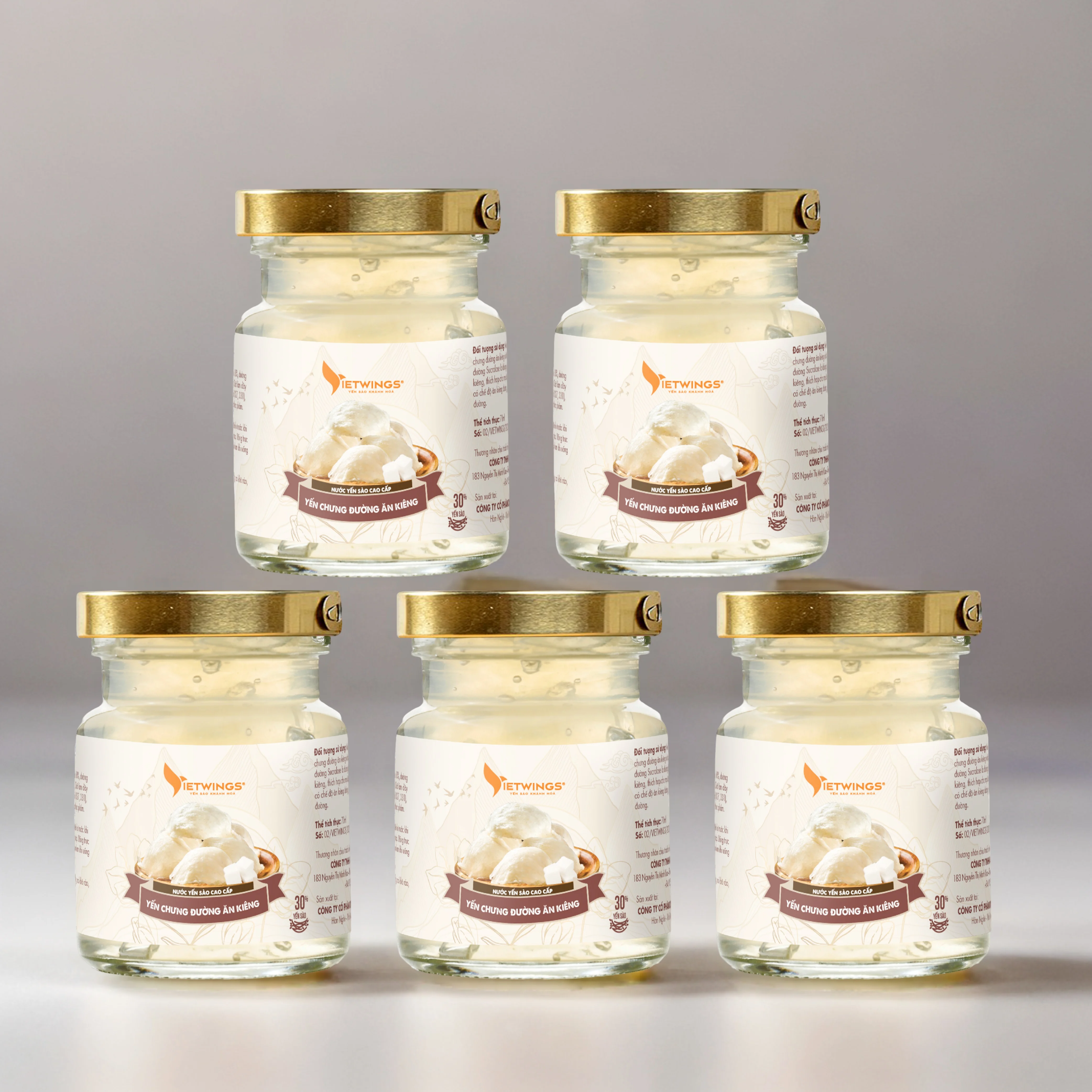 Vietnam Bird Nest Drinks No Preservatives 30% 70ml With Diet Sugar Customized Packaging Hot Wholesale Food Beverages