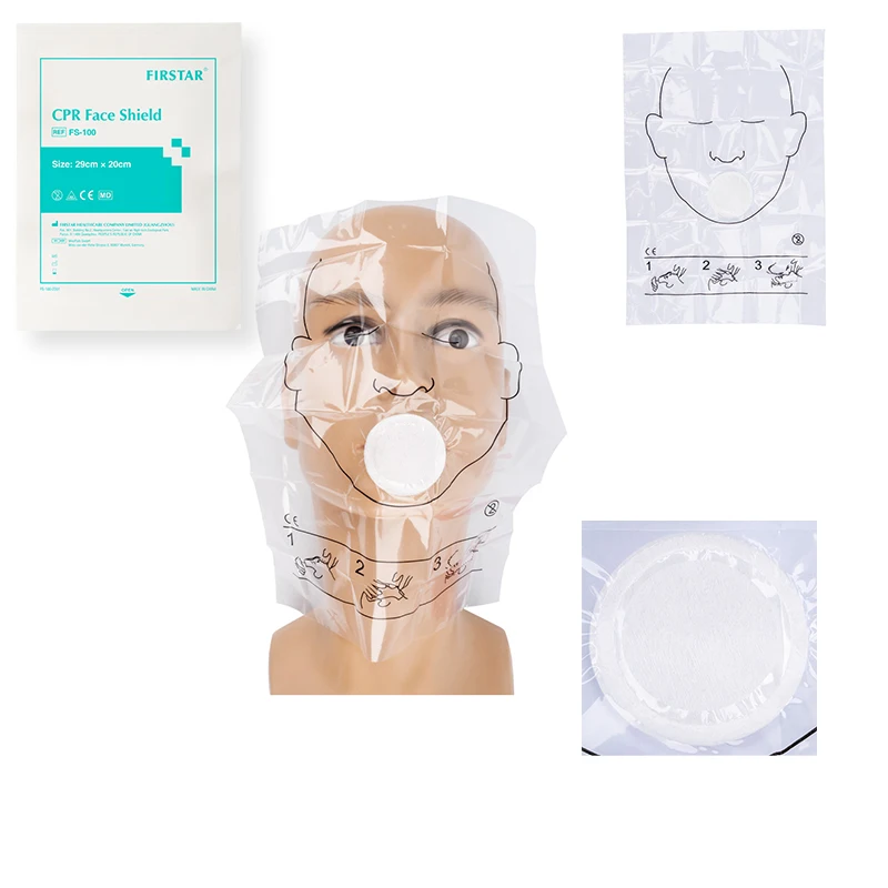 Firstar Customize Professional mouth-to-mouth mask for adults children emergency meidcal cpr face shield