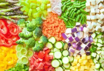 Смешанные продукты измельченные овощи вкусные хорошее качество