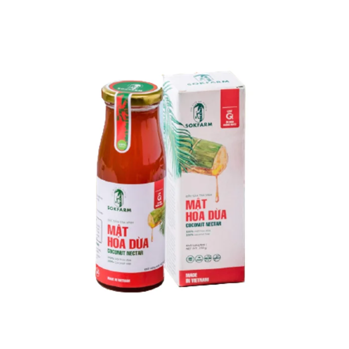 Кокосовый цветок, оригинал, срок годности одного года, сертификат гигиены пищевых продуктов, безопасный кокосовый нектар, экспорт из Вьетнама