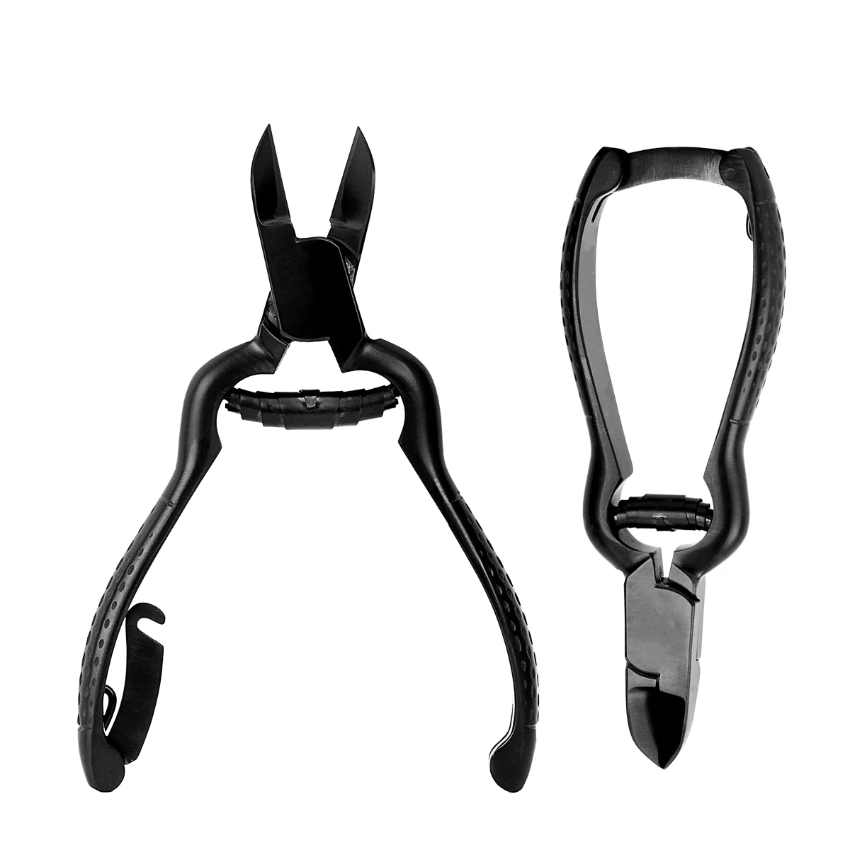 Professional Toenail Clippers for Thick Or Hard Toenails Titanium Plated Stainless Steel Toe Nail Clipper (Black)