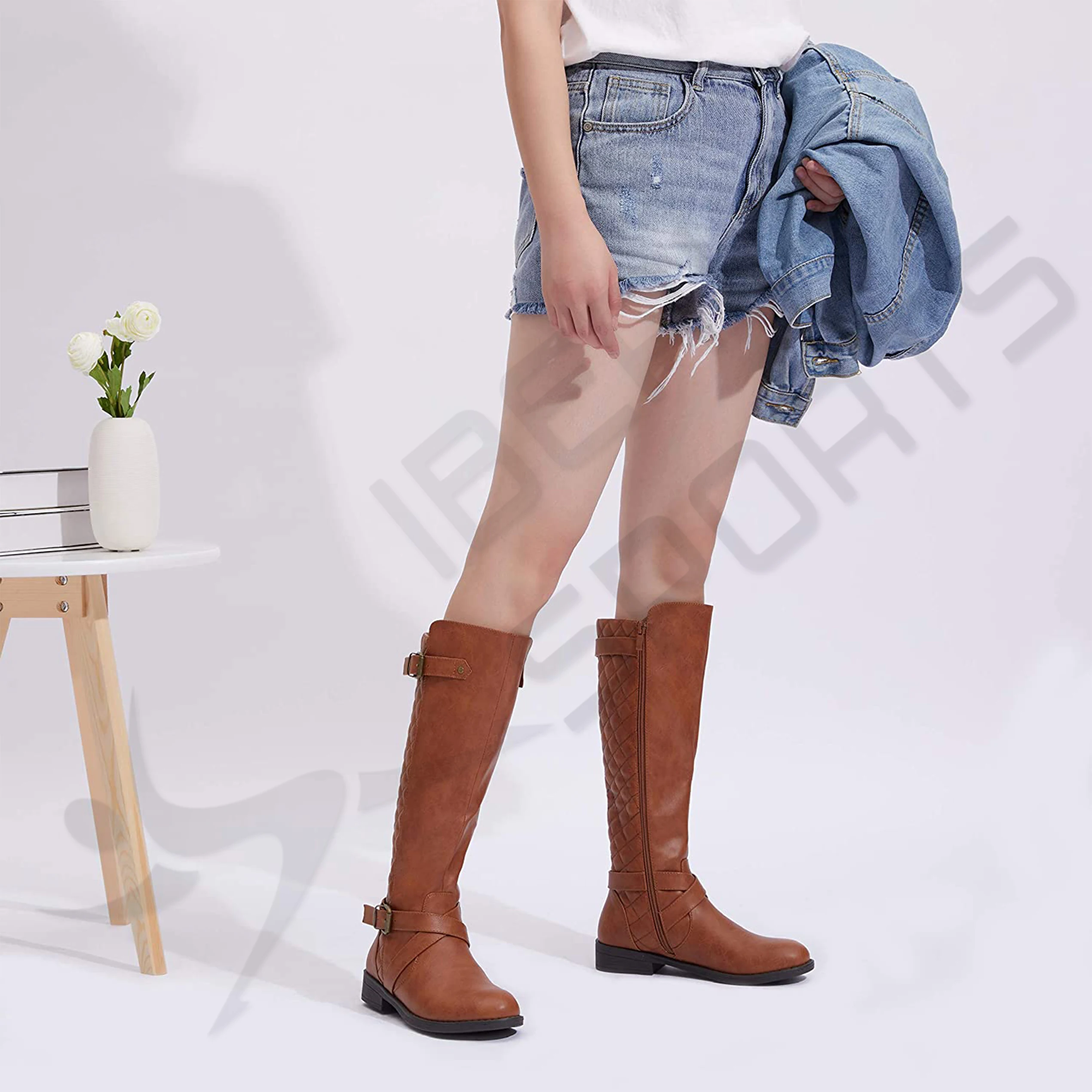 IBERIA Custom Wholesale Premium Hi Quality Professional Horse Riding Shoes For Girls Durable and comfortable