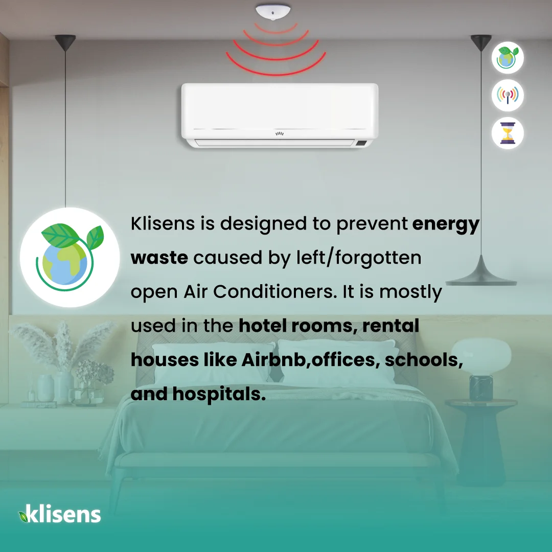 KLISENS K1100 энергосберегающий умный датчик движения человека для контроллера кондиционера отелей BNB офисов без проводов