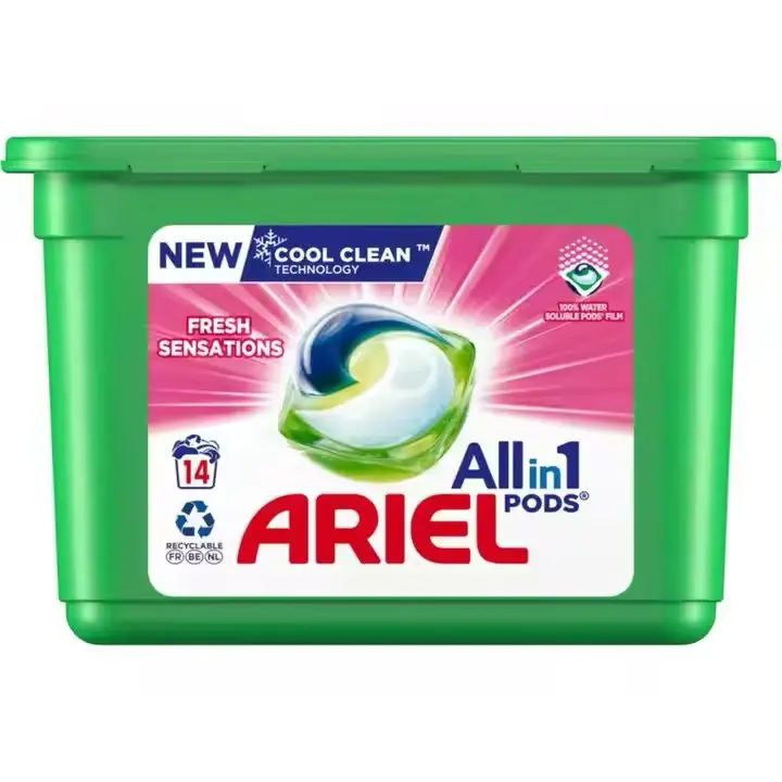 Powerful Ariel 3 in 1 Mountain Spring Washing/ Ariel 3-in-1 Pods / Ariel Capsules/Ariel Original 3-In-1 Pods Family Pack