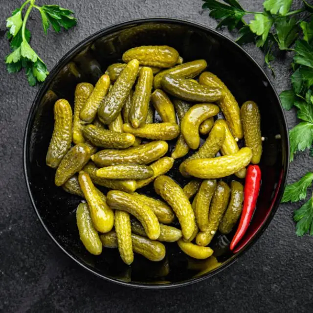 CANNED PICKLED CUCUMBER BLUE LOTUS VIETNAM