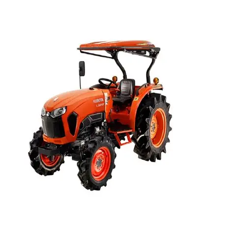 Довольно Подержанный трактор Kubota с фронтальным погрузчиком косилки и экскаватором-экскаватором для продажи Европейское соединение быстрой доставкой