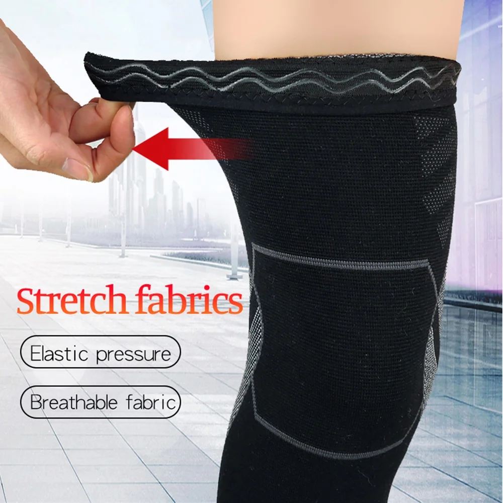 Factory Direct Supply Sports Safety Knee Brace Custom Outdoor Sports Knee Pad Compression Knee Support Sleeve Competitive Price