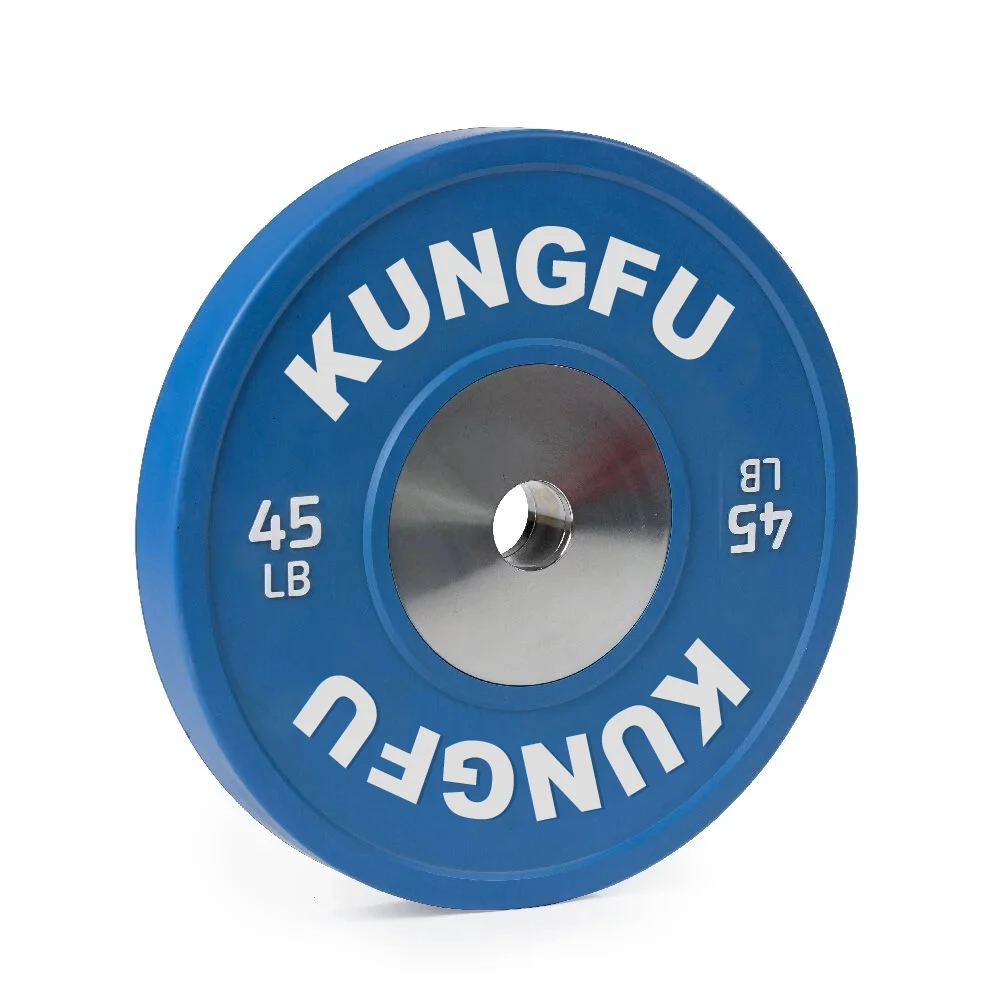 10 15 25 35 45 55 Lb Color Bumper Weight Plate Weightlifting Bumper Plates Competition Barbell Plates