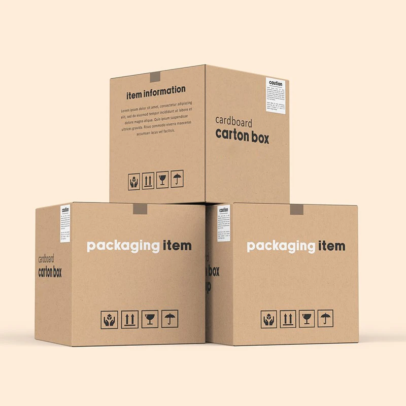 Good Quality Packaging Small Corrugated Custom Kraft Candle Shipping Box Printed Boxes