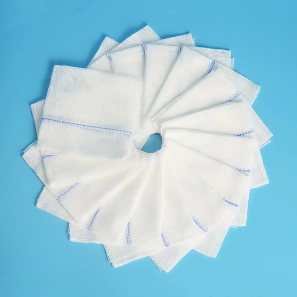 Disposable Medical Consumables Gauze Sponges Softness Highly Absorbent Sterile/Non-sterile Gauze Swabs