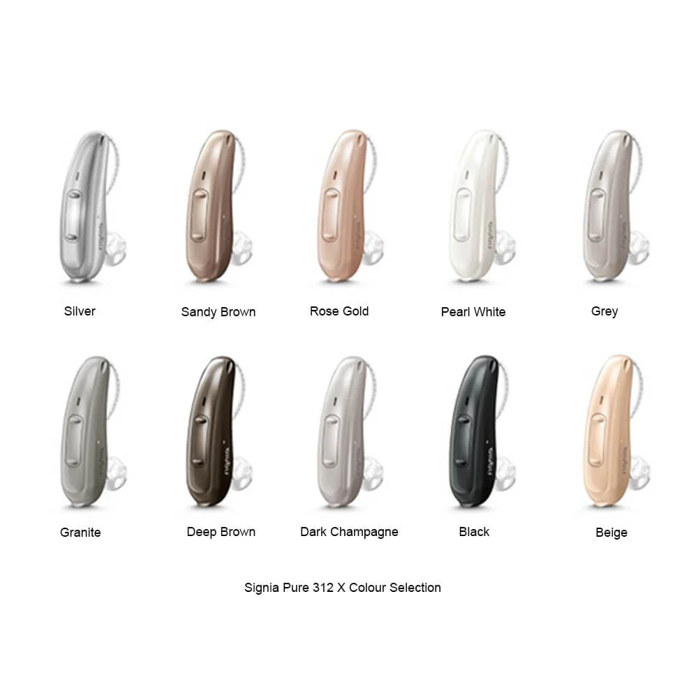 Signia Pure 312 3X Receiver In Canal 24 Channel Latest Model Trending Products 2022 New Arrivals Hearing Aids With Battery