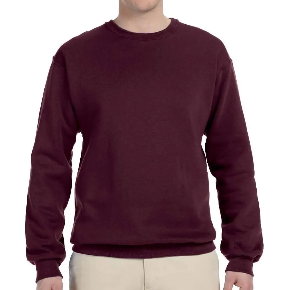 Crew neck men casual style sweatshirts Winter Wear Wholesale Men Sweatshirts Solid Color Fashion Wear Men Sweatshirt