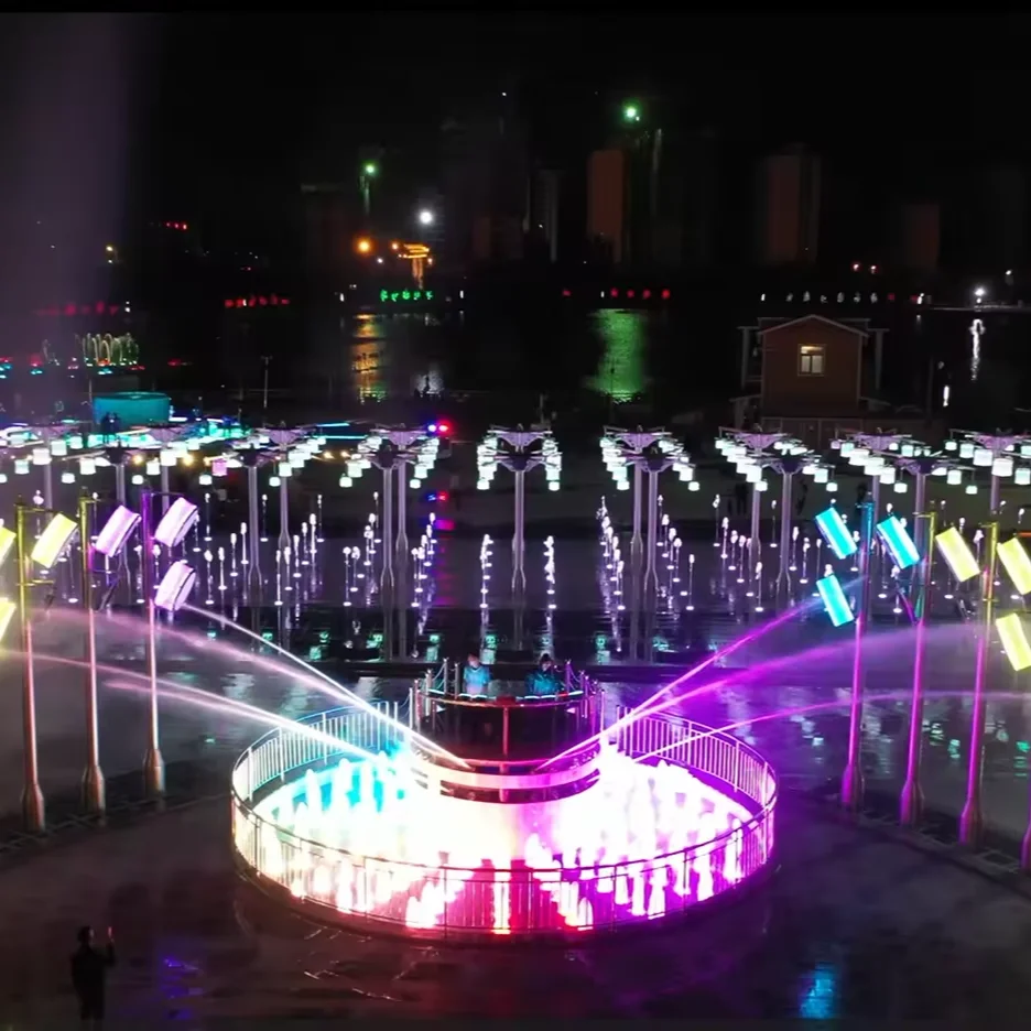 Интерактивные игровые фонтаны интерактивные легкие водные барабаны Детские давки единство природы и человека