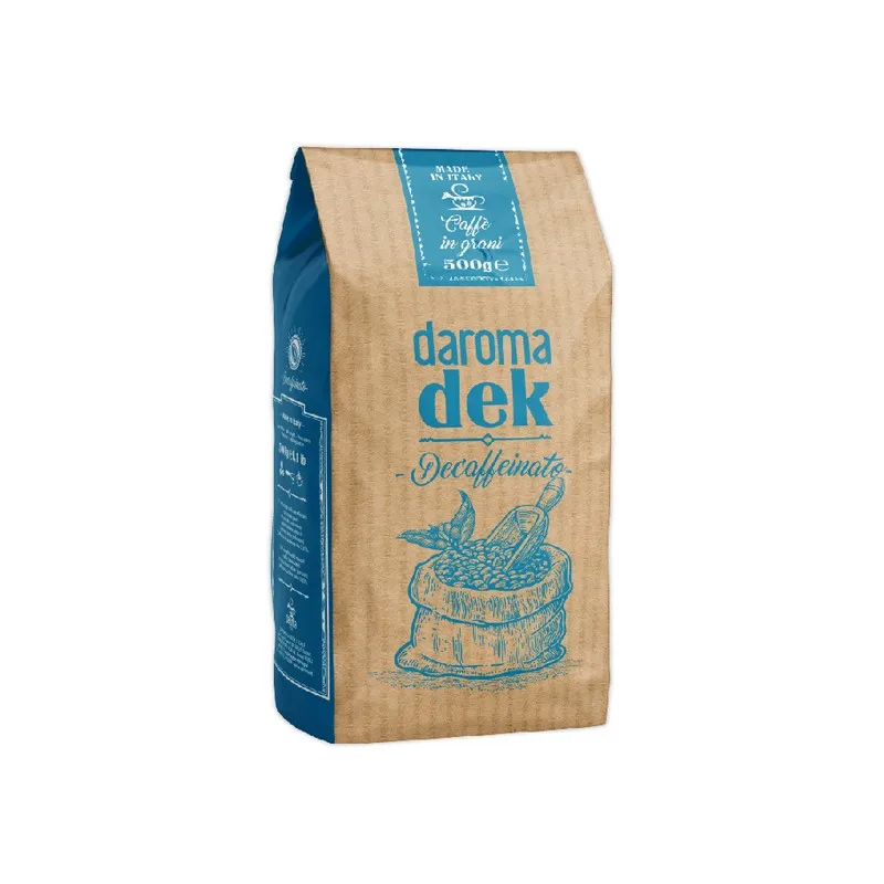 Best Class - Italian Coffee - Daroma Decaffeinated 0,5KG Coffee Beans - Roasted Coffee for market