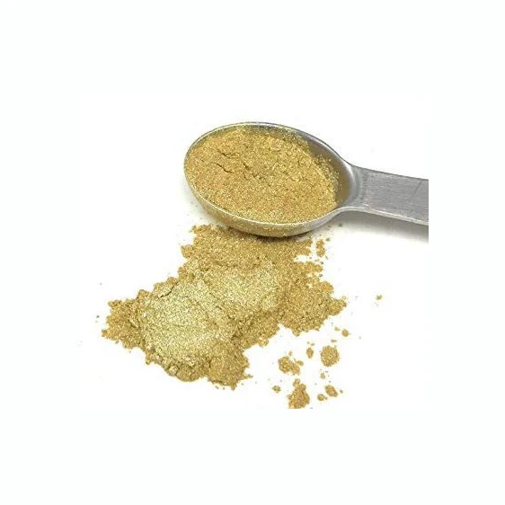 Food Grade Metallic Pearl Pigments Mica Gold Powder Food Coloring Glitter Edible Luster Dust