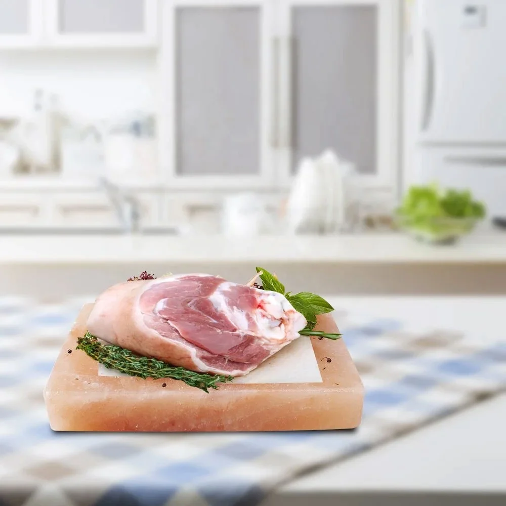 High Quality Pink Himalayan Salt Cooking Slab/Plate from Pakistan OEM/ODM Cheap Price Elegant Rock Salt Decoration