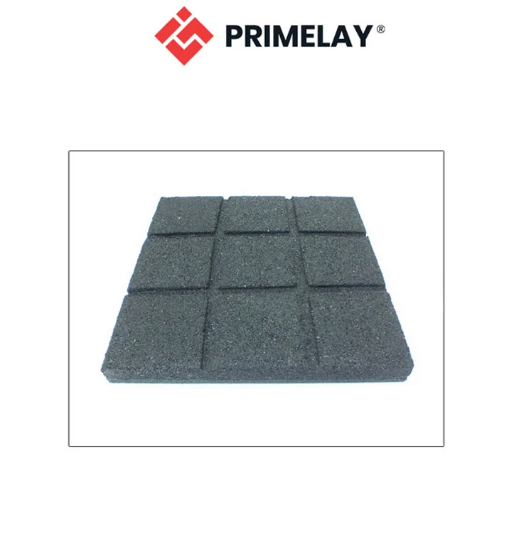 Soft and Anti-slip Rubber Smooth Surface Noise Absorbing 50mm Thickness Rubber Flooring Playmat SQ 50 from Malaysia
