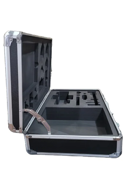 Custom Tool Box for carrying tool set portable Aluminum Brief Case Black color and black foam insert