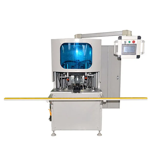 Высокая скорость CNC угловая машина для очистки окон и дверей UPVC