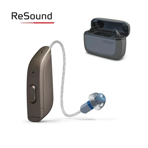 Hearing Aid Rechargeable Bluetooth OMNIA 5 RIE Receiver in Canal Re Sound Hearing Aids Good in Price Programmable hearing aids
