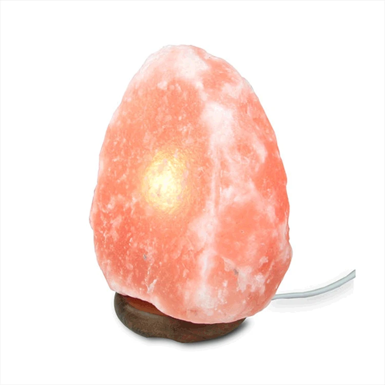 High quality Wholesale 2024  100% Natural air purifier Rock Salt Lamps Rough Iron Stand Himalayan Salt Lamp For Home Decoration