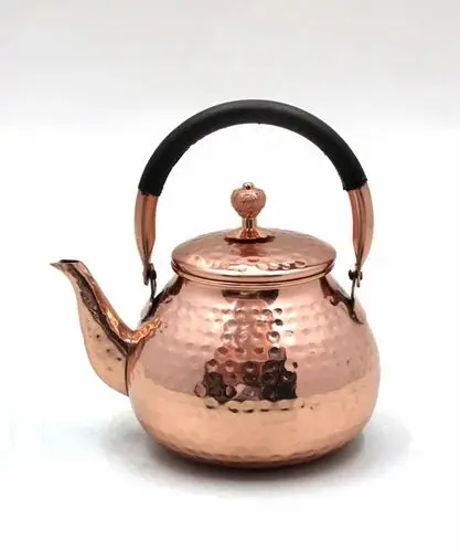 Copper Kettle For Water Storage Kettle Bronze Color Handmade Teapot High Quality Copper Tea Pot Kettle With Brass Handle