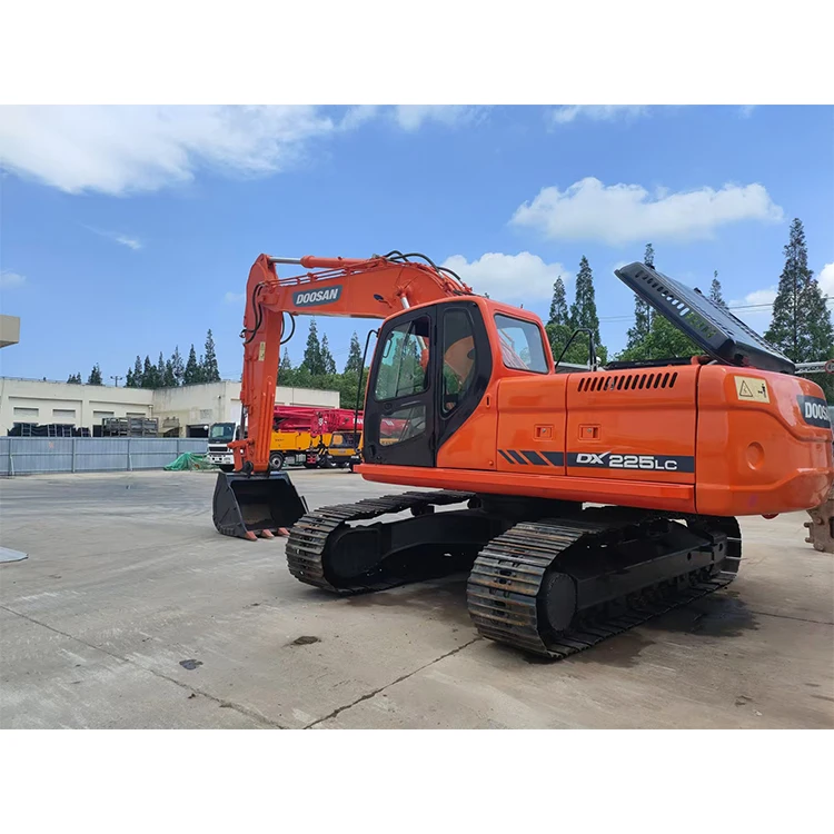 Гидравлический гусеничный DX 225 DOOSAN 2021 Средний 22 тонны Корея оригинальный Подержанный Doosan DX225 экскаватор цена для продажи