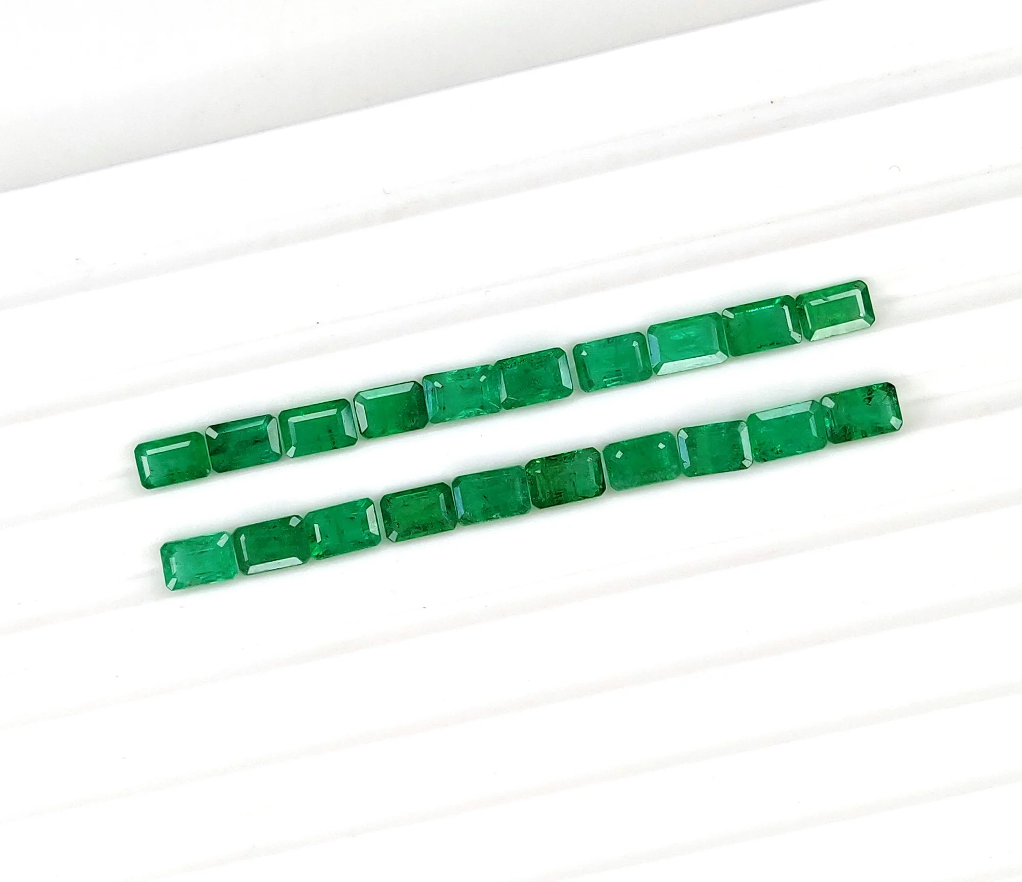 100% Natural Zambian Emerald Fine Quality Octagon Cut 6x4 mm Reasonably Priced Sapphire Gemstones for Jewelry Making