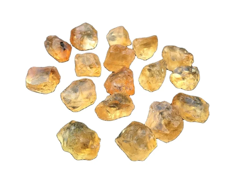 5 Pieces Natural Citrine Cluster Raw Healing Crystal Stones Top Quality Loose Gemstone Untreated handcut Rough
