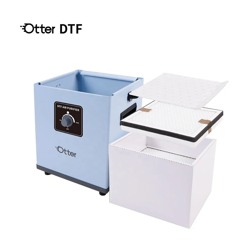 Otter DTF Mini Smoke Powder Air Remove Filter DTF Dryer Curing Oven With Air Purifier For DTF Machine