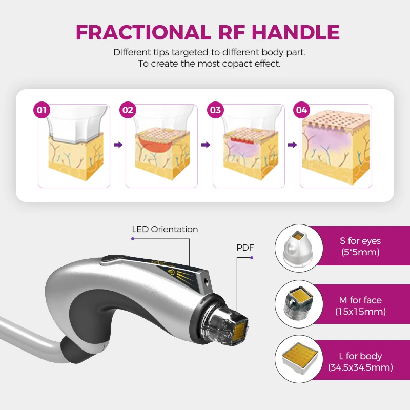 Newangie 6 in 1 7d hifu frctional rf microneedle facial and body ultrasound hifu vaginal tightening anti wrinkles machine