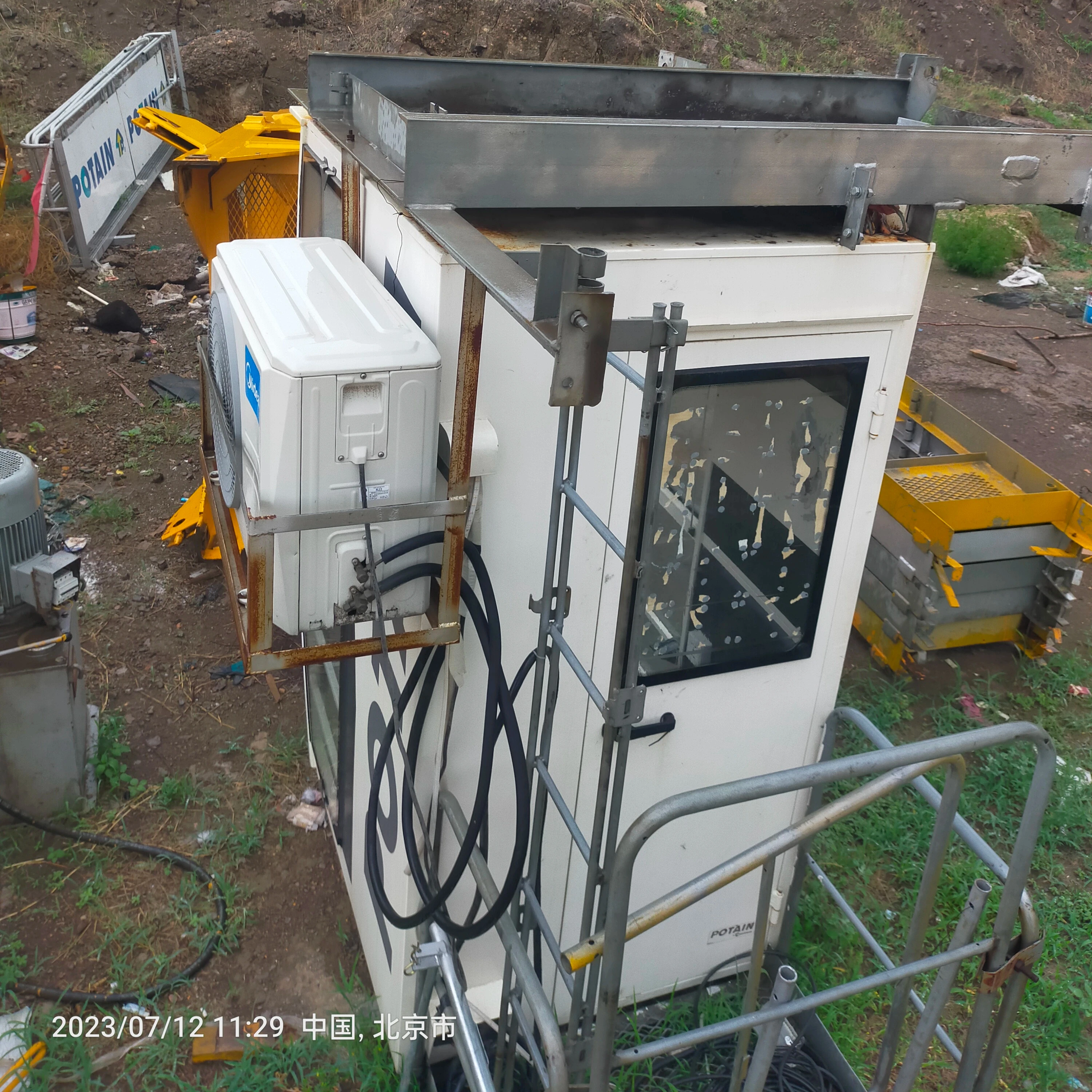 Best-Selling Used Potain MC120B Tower Crane High Standard with Cheap Price and High Quality for Sale