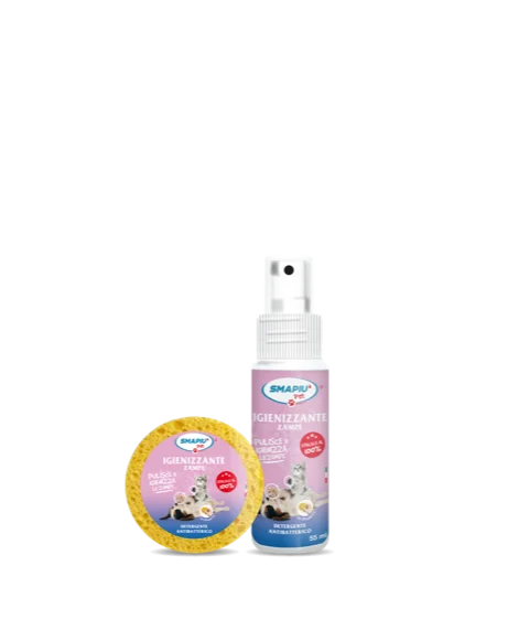 PREMIUM ITALIAN QUALITY LEGS PAW SANITIZER CLEANER 55 ml SPRAY WITH SPONGE