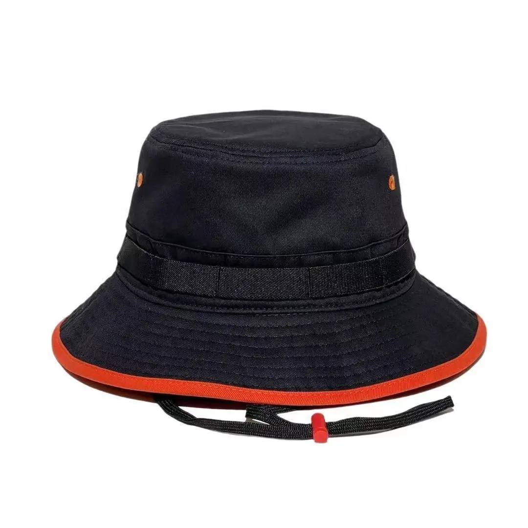 Manufacturers Wholesale Breathable Wide Brim Fishing Hats Wth Embroidery Logo Custom Bucket Hat