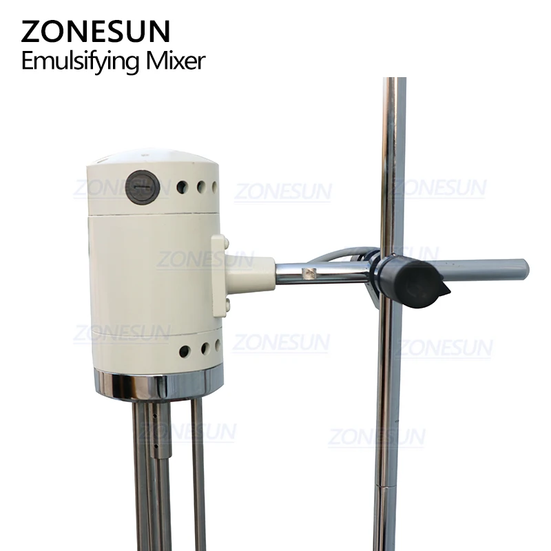 ZONESUN ZS-JC300 40L High Shear Cosmetic Cream Mixer Oil Liquid Small Scale Lab Dispersion Emulsifying Homogenizer Mixer
