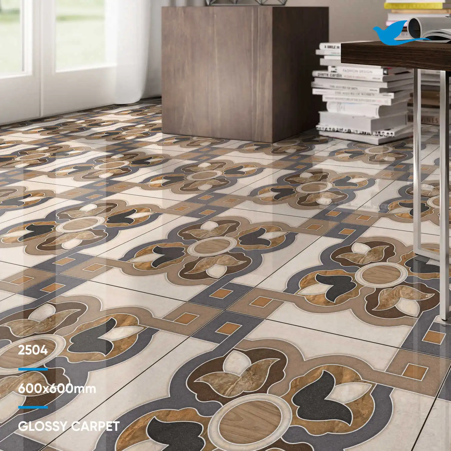 INDIAN  CERAMIC TILES STYLE  WHOLESALE CHEAP PRICE SCREEN FLOOR TILES FOR BATHROOM