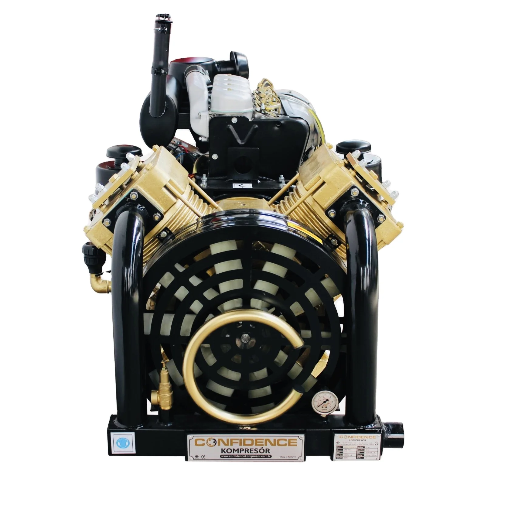 Turkish Manufacturer Confidence Compressor BNB102 D Diesel Silo Trailer Compressor casted by our own foundry Immedidate Delivery