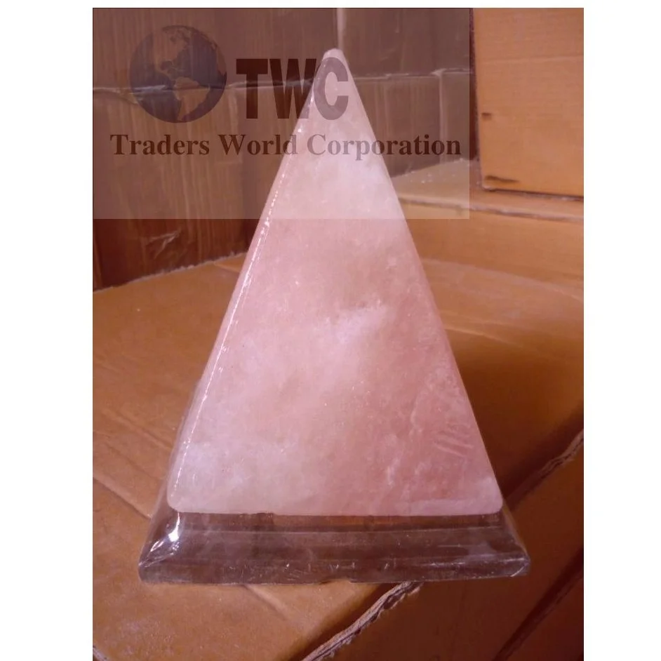 Wholesale 100% Pure Himalayan Salt Pyramid Lamp Excellent Quality Product