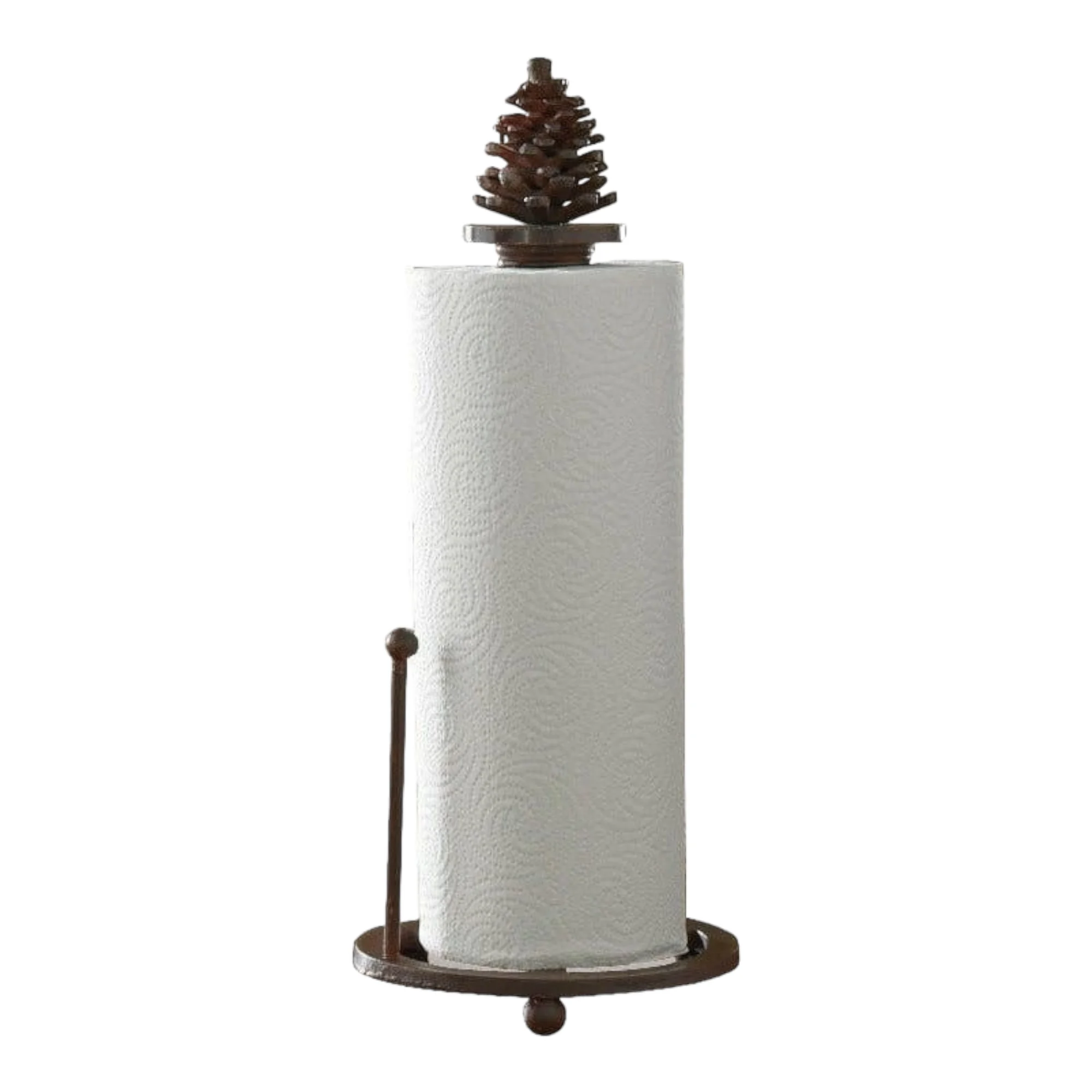 Free Standing Bathroom Toilet Tissue Paper Holder Tear Kitchen Paper Roll Holder Freestanding Napkin Roll Dispenser