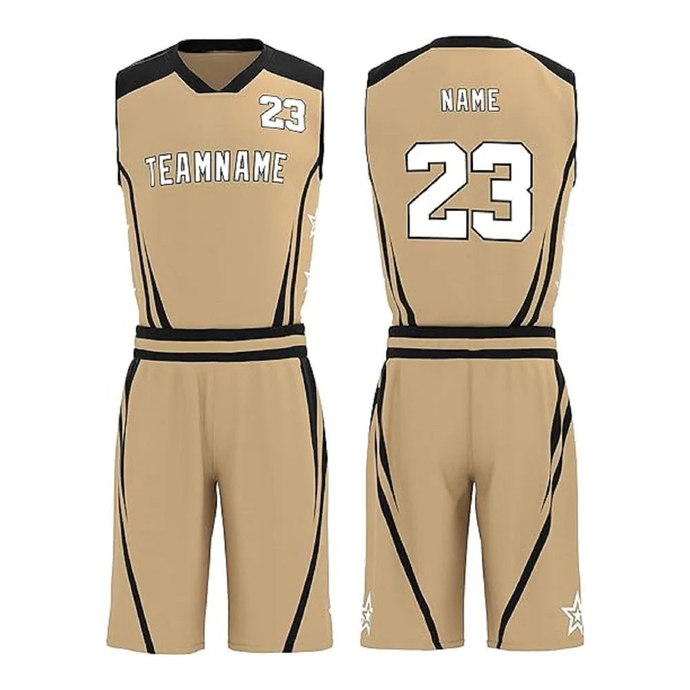 OEM Service New Style Solid color design Men Basketball Uniforms / Factory Made Low Price Loose Men Basketball Uniform